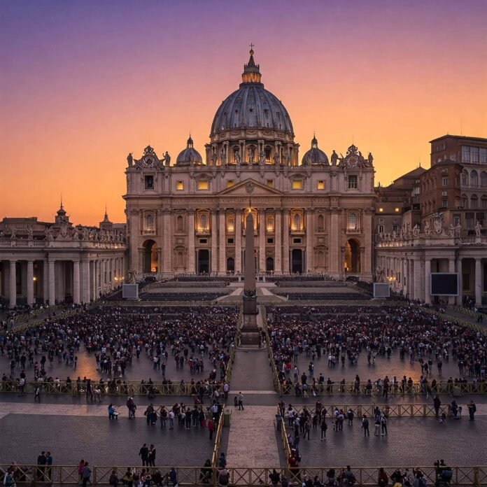 St. Peter’s Basilica at sunset